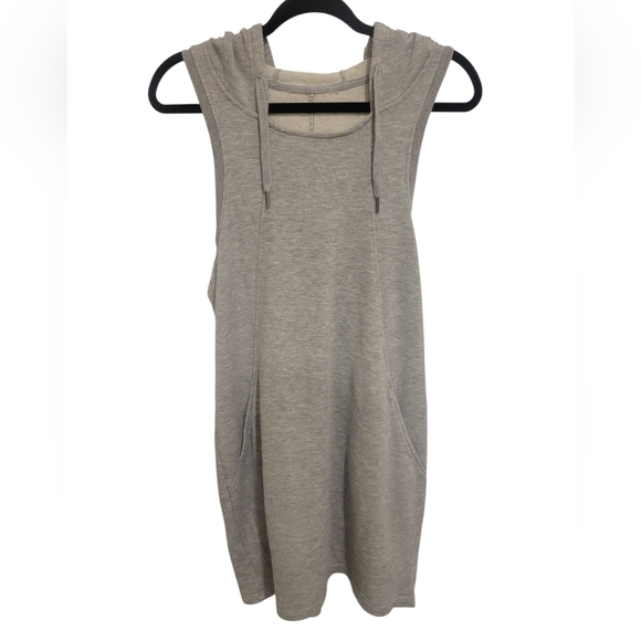 Dresses & Skirts - Gray Sleeveless Hoodie Dress